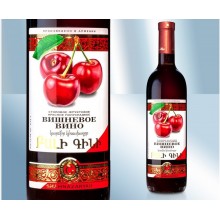 Вино вишневое "Шахназарян", полусладкое, 12,5%, 750мл